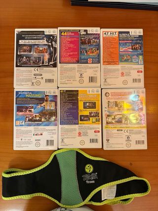 Lotto 6 Giochi Nintendo Wii: Just Dance, Zumba