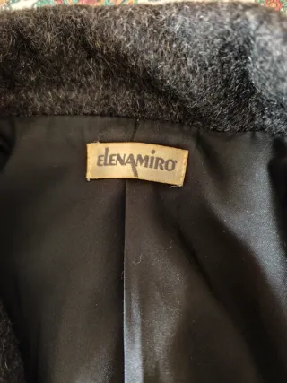 Cappotto Elena Miro Grigio Taglia 43 conformata