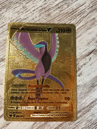 Carta Pokémon Dorada