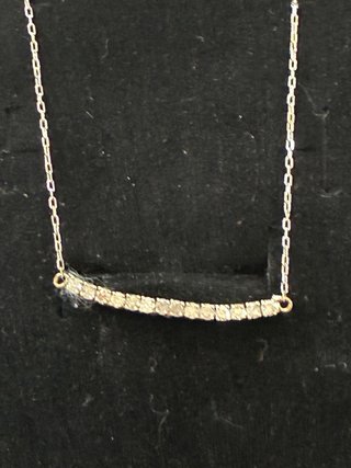 Collar Oro 18k 14 Diamantes Naturales