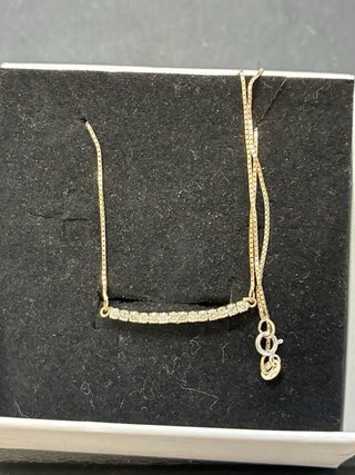 Collar Oro 18k 14 Diamantes Naturales
