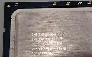 Intel Core i7-920 2.66 ghz / 2.93 boost (4Core/8T)