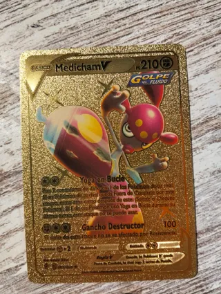 Carta Pokémon Dorada
