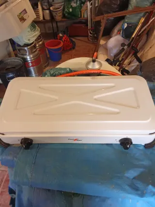 Cocina de gas para camping, 2 fuegos