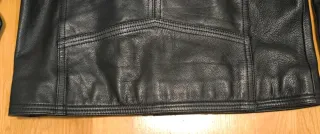 Chaqueta Cuero Negro Talla L Perfecto H&M