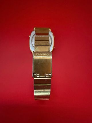 Reloj Casio mini turquesa-dorado