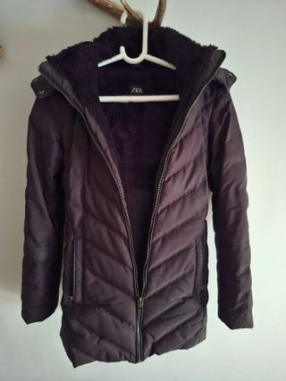 Plumifero Zara Negro Talla XS