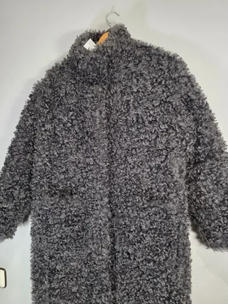 Abrigo Zara borreguillo gris Limited Edition