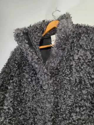 Abrigo Zara borreguillo gris Limited Edition