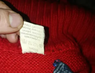 Chaqueta Paul & Shark Lana Virgen Vintage Roja