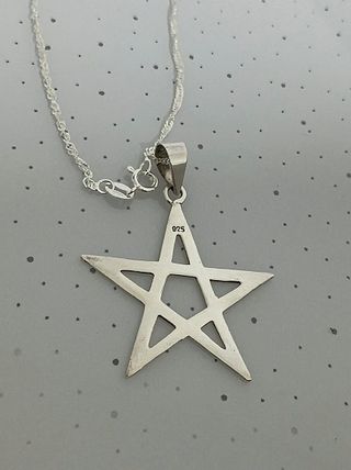 Colgante Plata 925 Estrella 5 Puntas