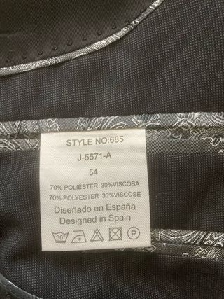 Traje Javier Lobato Negro Hombre Nuevo