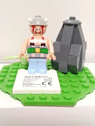 Figura Obélix com o menir - Asterix