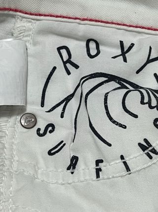 Roxy Pantalones Mujer Blancos