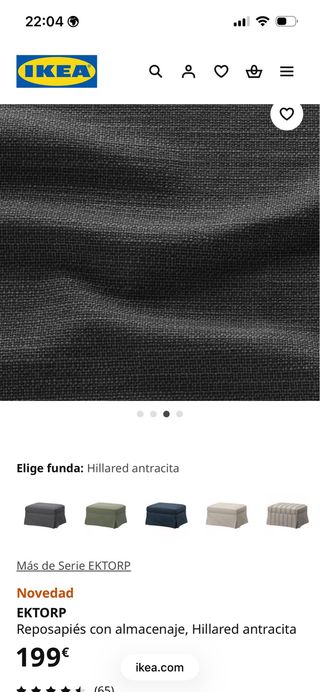 Divano 3 posti + Pouf poggiapiedi IKEA