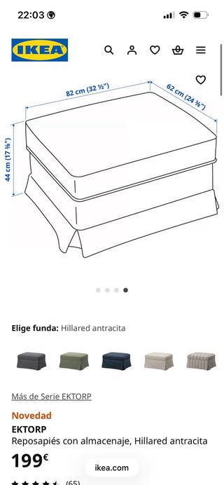 Divano 3 posti + Pouf poggiapiedi IKEA