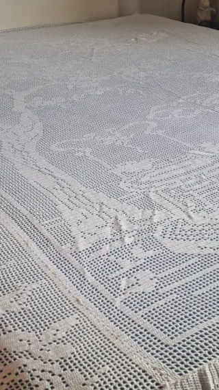 Coperta uncinetto fatta a mano