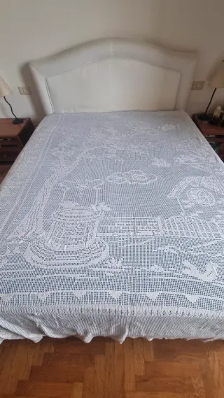 Coperta uncinetto fatta a mano