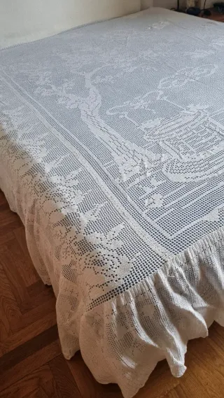 Coperta uncinetto fatta a mano