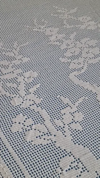 Coperta uncinetto fatta a mano