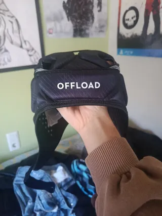 Casco de Rugby Negro Está Nuevo!