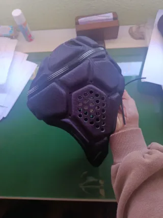 Casco de Rugby Negro Está Nuevo!