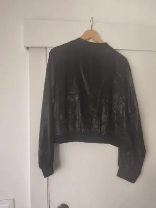 Chaqueta fina mujer negra