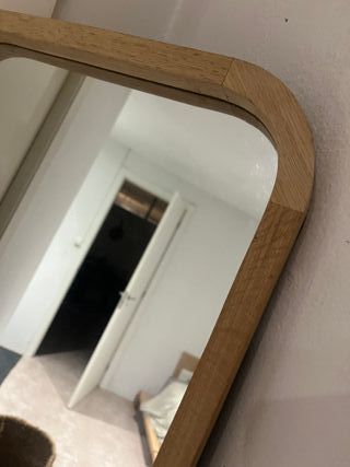 Specchio a figura intera in legno