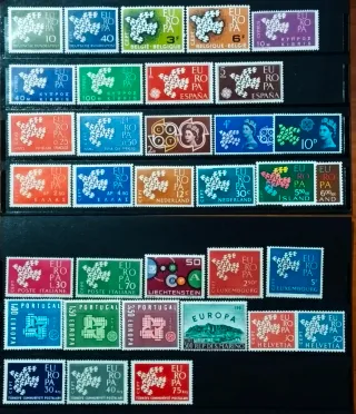 Sellos Europa CEPT 1961 Colección Completa