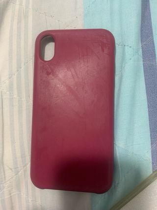 Funda iPhone XR Rosa Transparente