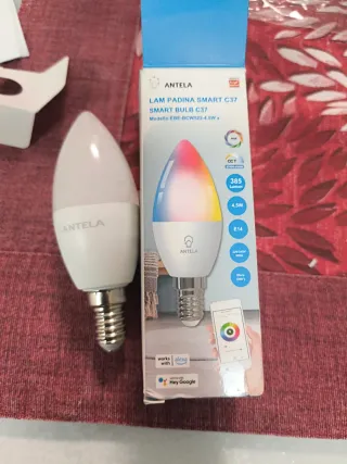 Lampadina Smart ANTELA C37 RGB CCT