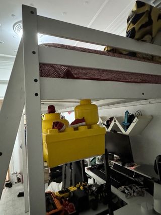 Cama Alta Ikea Madera Robusta