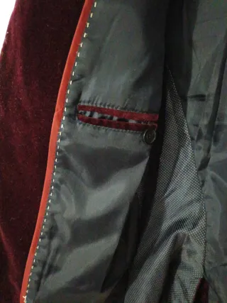 Chaqueta de terciopelo hombre