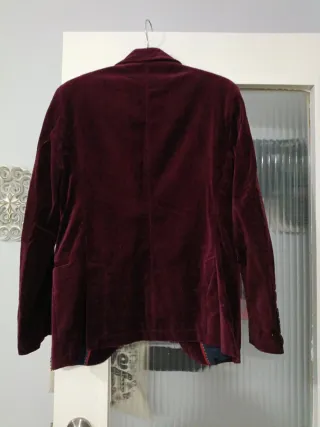 Chaqueta de terciopelo hombre