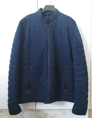 Cazadora bomber azul hombre Zara - Talla L