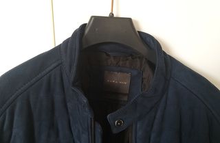 Cazadora bomber azul hombre Zara - Talla L