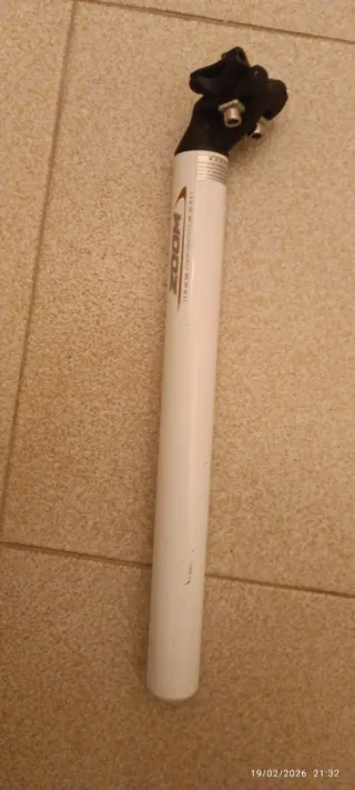 Espigão de Selim Branco com Marcações 31.6