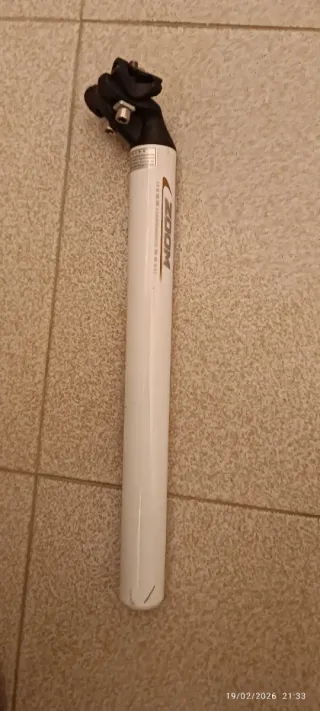 Espigão de Selim Branco com Marcações 31.6