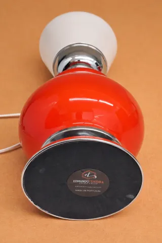 Candeeiro vintage opalino