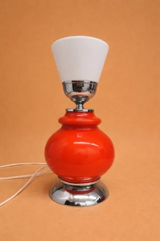 Candeeiro vintage opalino