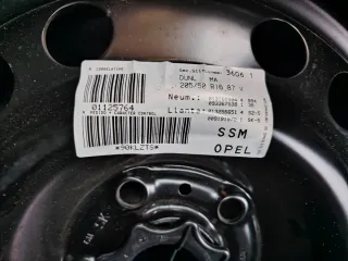 Rueda de repuesto Opel 205/50 R16