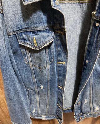 Chaqueta vaquera Stradivarius azul Talla M