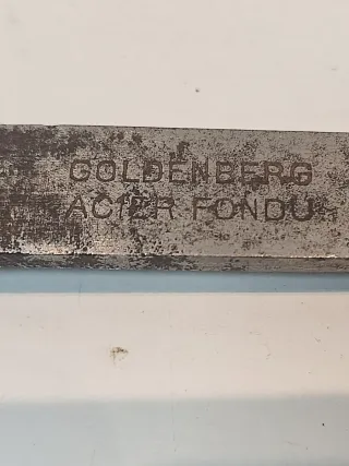 Cinceles Mortaja Antiguos. GOLDENBERG, ACIER FONDU