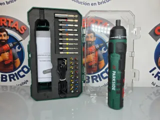 Destornillador Parkside Recargable + Accesorios