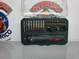 Destornillador Parkside Recargable + Accesorios