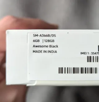 Samsung Galaxy A36 5G 128GB Negro + Cargador