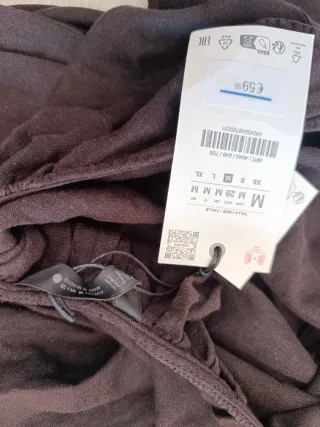 Mono largo Zara con lino ZW Collection