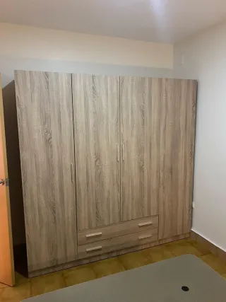 Armario 4 puertas 2 cajones blanco