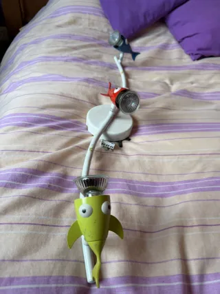 Lámpara infantil peces azul y verde