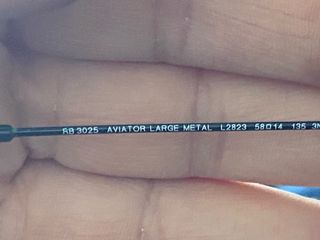 Gafas de Sol Ray-Ban Aviator Negro/Verde